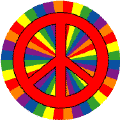 PEACE SIGN: Feeling Groovy 4--BUTTON
