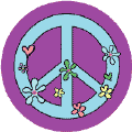 PEACE SIGN: Hippie Flowers 3--Too Cool PEACE SIGN KEY CHAIN