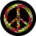 Hippie Steering Wheel 2--Too Cool PEACE SIGN STICKERS