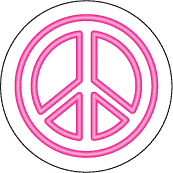 Neon Magenta Peace Sign--Too Groovy PEACE SIGN T-SHIRT