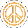 Neon Orange Peace Sign--Too Cool Groovy Stuff PEACE SIGN STICKERS