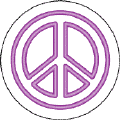 Neon Purple Peace Sign--Too Groovy PEACE SIGN KEY CHAIN