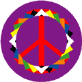 PEACE SIGN: Origami Pattern 14--BUTTON