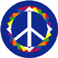 PEACE SIGN: Origami Pattern 16--Too Cool PEACE SIGN STICKERS