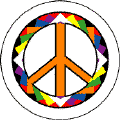 PEACE SIGN: Origami Pattern 23--Too Groovy PEACE SIGN STICKERS