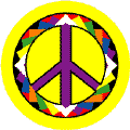 PEACE SIGN: Origami Pattern 28--Too Cool Groovy Stuff PEACE SIGN BUTTON