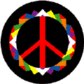 Origami Pattern 2--Too Cool PEACE SIGN POSTER