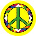 PEACE SIGN: Origami Pattern 30--Too Cool Groovy Stuff PEACE SIGN BUTTON