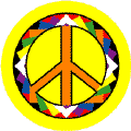 PEACE SIGN: Origami Pattern 31--Too Cool Groovy Stuff PEACE SIGN BUTTON