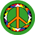 PEACE SIGN: Origami Pattern 32--Too Cool Groovy Stuff PEACE SIGN STICKERS
