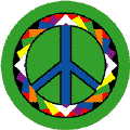 PEACE SIGN: Origami Pattern 33--Too Cool Groovy Stuff PEACE SIGN BUTTON