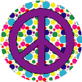 Political Party 3--Too Groovy PEACE SIGN STICKERS