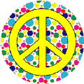 PEACE SIGN: Political Party 4--KEY CHAIN