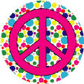 PEACE SIGN: Political Party 6--Too Groovy PEACE SIGN STICKERS