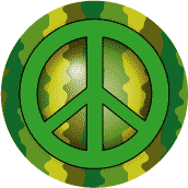 PEACE SIGN: Too Cool 9--Too Cool Groovy Stuff PEACE SIGN BUTTON