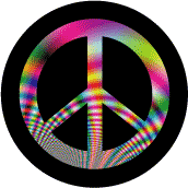 PEACE SIGN: Too Too Groovy 8--Too Cool Groovy Stuff PEACE SIGN BUMPER STICKER