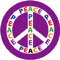 PEACE SIGN: Multicultural Peace 10--MAGNET