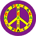Multicultural Peace 2--PEACE SIGN BUTTON