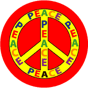 Multicultural Peace 3--PEACE SIGN STICKERS
