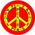 Multicultural Peace 3--PEACE SIGN BUMPER STICKER