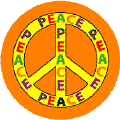 Multicultural Peace 5--WORD PICTURE PEACE SIGN KEY CHAIN