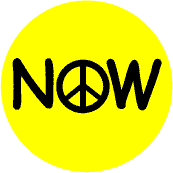 Peace NOW 2--PEACE SIGN BUMPER STICKER