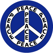 PEACE SIGN: Word of Peace 10--WORD PICTURE PEACE SIGN BUTTON