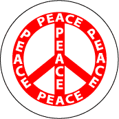Word of Peace 3--WORD PICTURE PEACE SIGN BUTTON