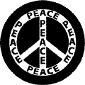 PEACE SIGN: Word of Peace 7--WORD PICTURE PEACE SIGN STICKERS