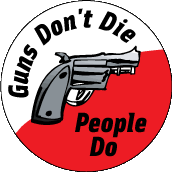 Guns Don't Die People Do PEACE STICKERS