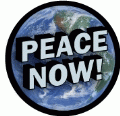 Peace NOW 2 PEACE BUTTON