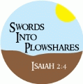 Swords Into Plowshares, Isaiah 2:4 PEACE POSTER