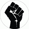 Black Power symbol POLITICAL BUTTON
