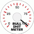 Bull Shit Meter - FUNNY POLITICAL T-SHIRT