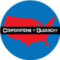 Corporations Equal Oligarchy POLITICAL BUMPER STICKER