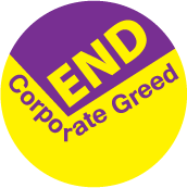 END Corporate Greed 2 POLITICAL POSTER
