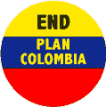 END Plan Colombia - Colombian Flag Colors POLITICAL KEY CHAIN