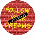 Follow Your Dreams - CANCELLED - POLITICAL KEY CHAIN