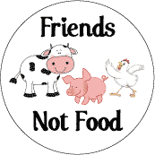 Friends Not Food POLITICAL MAGNET