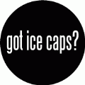 Got Ice Caps POLITICAL BUTTON