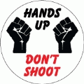 Hand Up, Don't Shoot with Black Power Fists POLITICAL KEY CHAIN