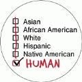 Human Race, Asian, White, African American, Hispanic, Native American, HUMAN (Checklist) - POLITICAL KEY CHAIN