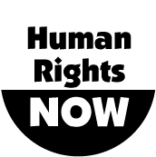 Human Rights NOW POLITICAL STICKERS