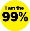 I am the 99 percent - OCCUPY WALL STREET POLITICAL BUMPER STICKER