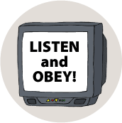 Listen And Obey (TV) - POLITICAL STICKERS