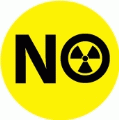 NO Nuclear - POLITICAL BUTTON