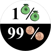 One Percent, Ninety Nine Percent, Cash Rich versus Cash Poor - OCCUPY WALL STREET POLITICAL COFFEE MUG