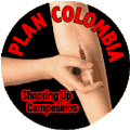 Plan Colombia - Shooting Up Campesinos POLITICAL KEY CHAIN