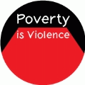 Poverty is Violence POLITICAL KEY CHAIN