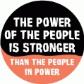 The Power of The People is Stronger Than The People in Power POLITICAL KEY CHAIN